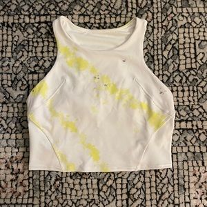 Invigorate Training Tank Top - Cross Court Wash Electric Lemon Multi